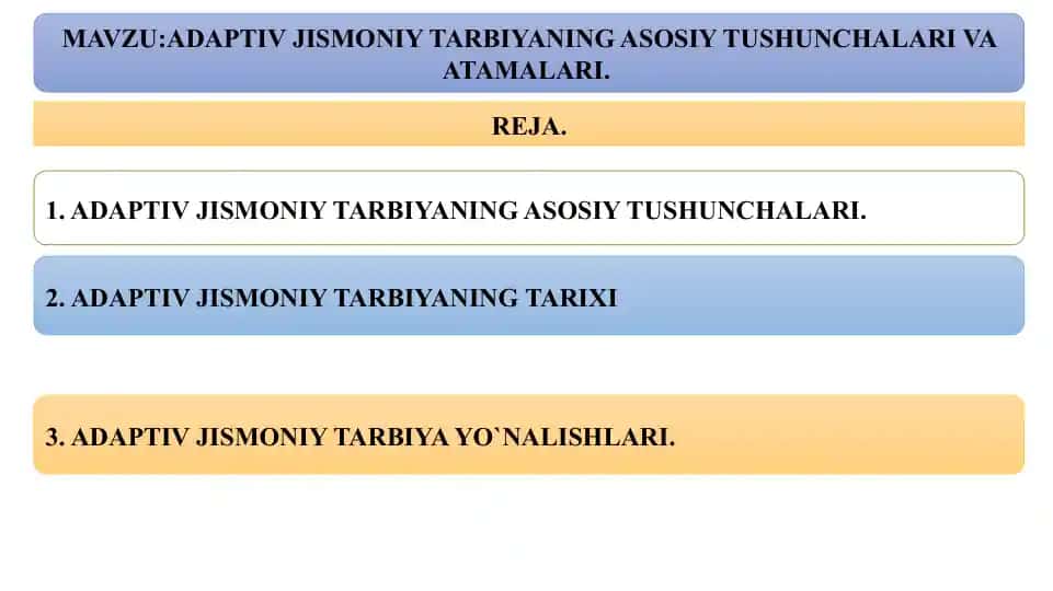 Adaptiv jismoniy tarbiya
