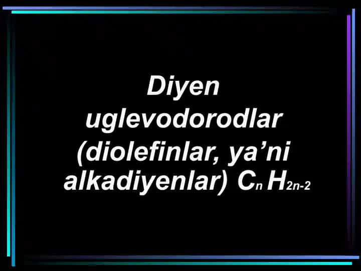 Dien uglevodorodlar