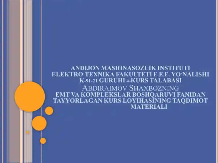 Chastota o‘zgartgichi – asinxron mator tizimi
