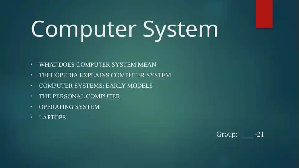 Computer System