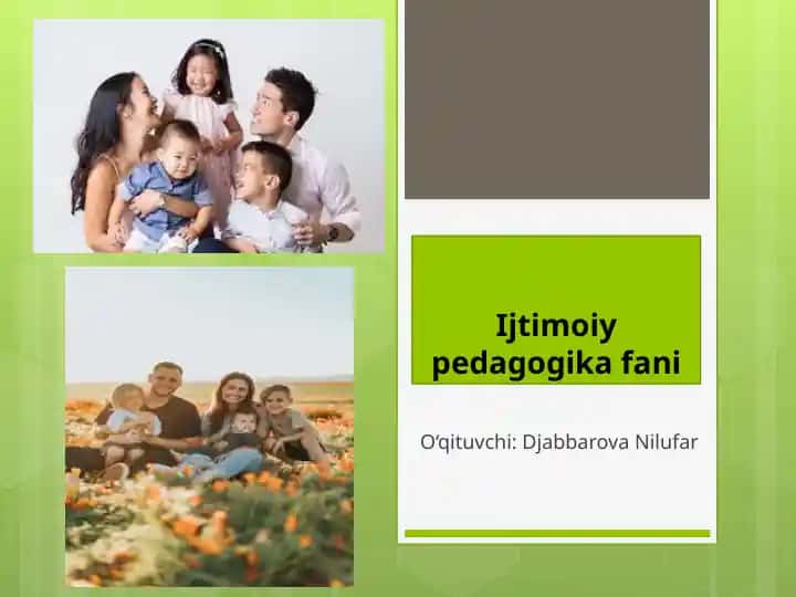 Ijtimoiy pedagogika