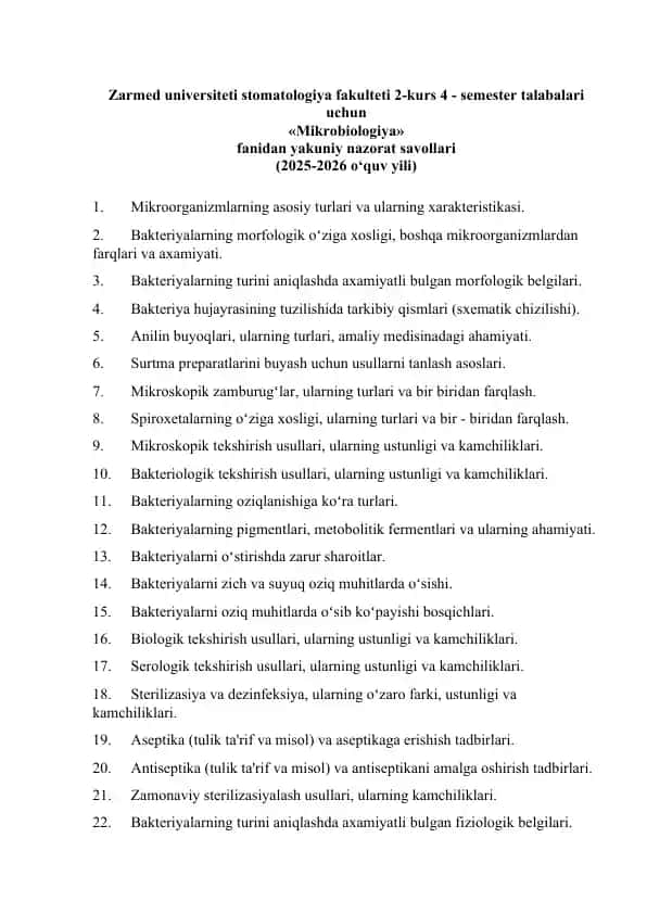 Mikrobiologiya