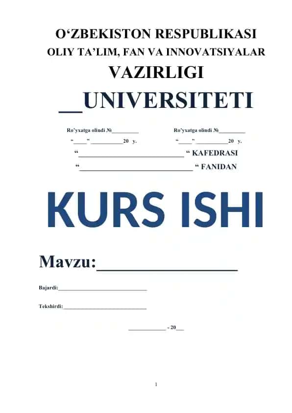 Maksimal va minimal narxlar mavzusida kurs ishi
