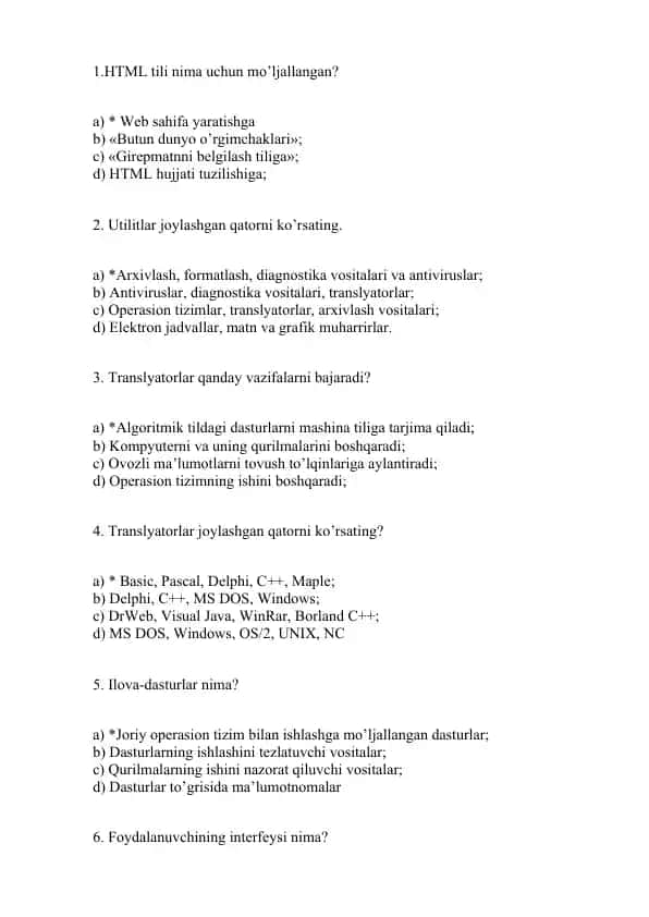 HTML tili