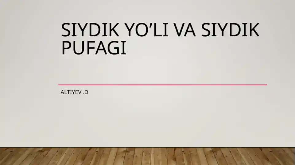 Siydikyo’li