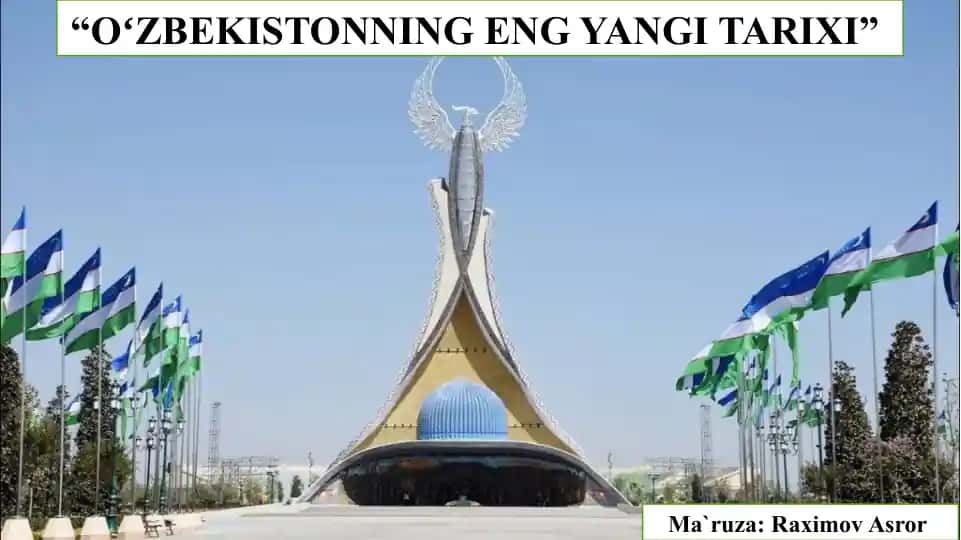 O‘ZBEKISTONDA MUSTAQILLIK G‘OYALARINING TARIXIY ASOSLARI