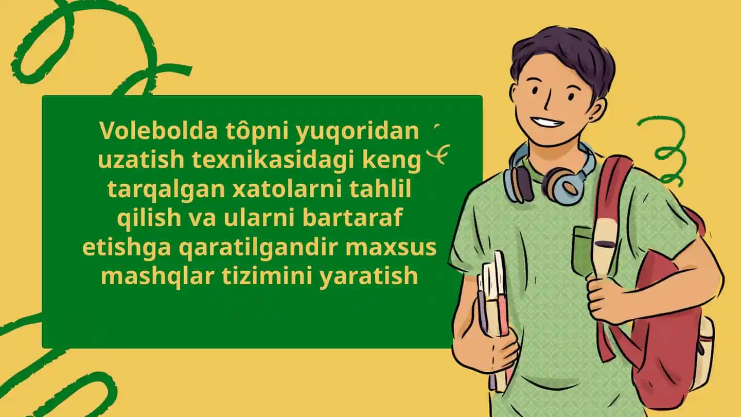 Voleybol Tôpini Yuqoridan Uzatish Texnikasi
