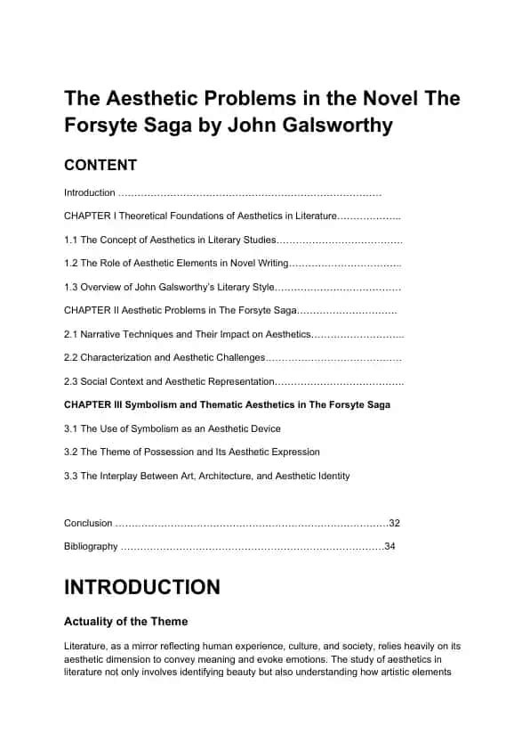 The Forsyte Saga by John Galsworthy