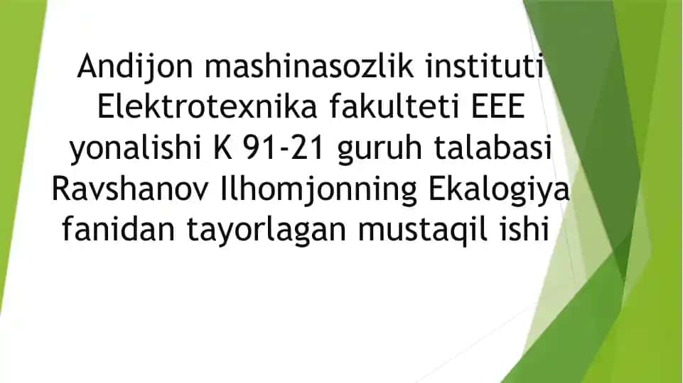 Muqobil energiya manbalari