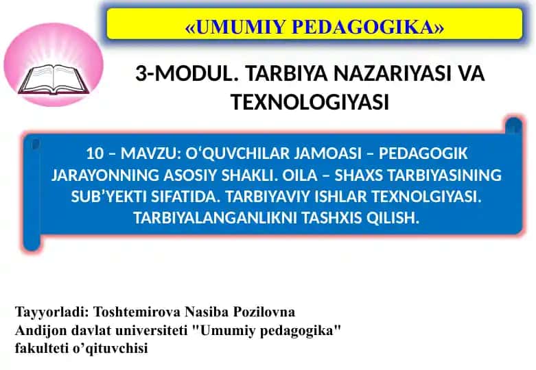 Umumiypedagogika