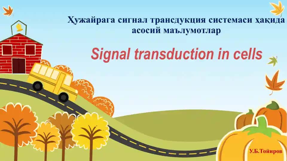 Ҳужайра сигнализация жараёнларида