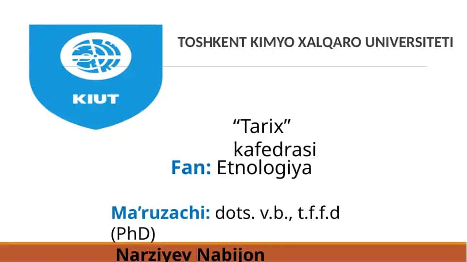 Old (G‘arbiy) Osiyo xalqlari etnologiyasi