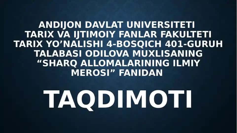 Jonon mening jonimda