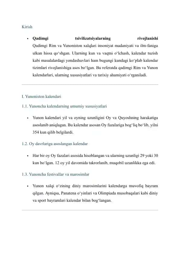 Qadimgi tsivilizatsiyalarning rivojlanishi