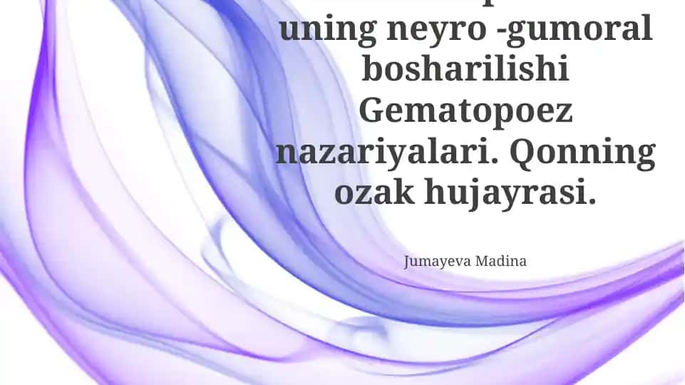 Gematopoez nazariyalari