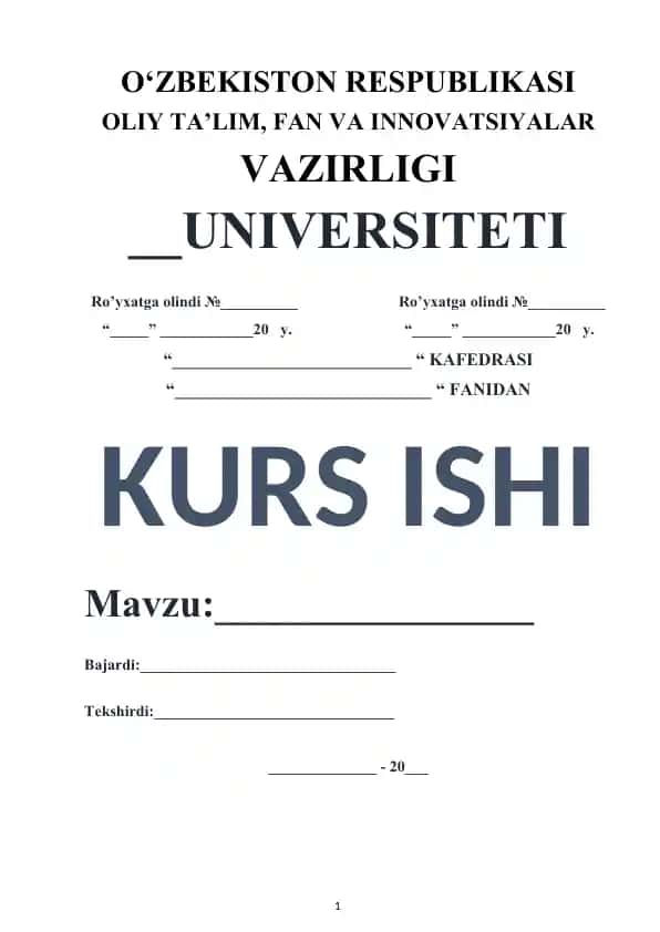 Kurs ishi: Til va nutq hodisasining lingvistik talqini