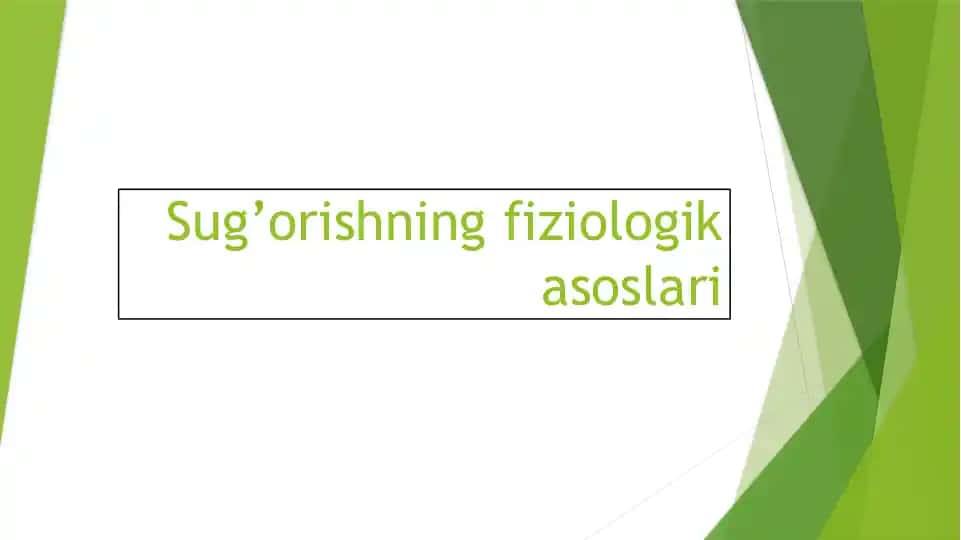 Matristsalar halqasi bo‘yicha kurs ishi