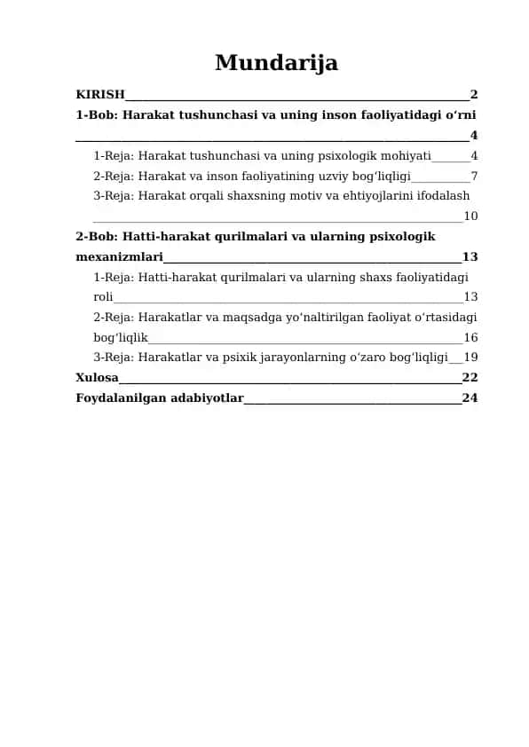 Inson faoliyati psixologiyada