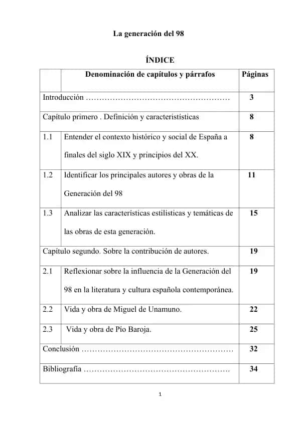 La generación del 98