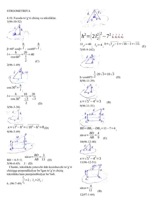 STREOMETRIYA