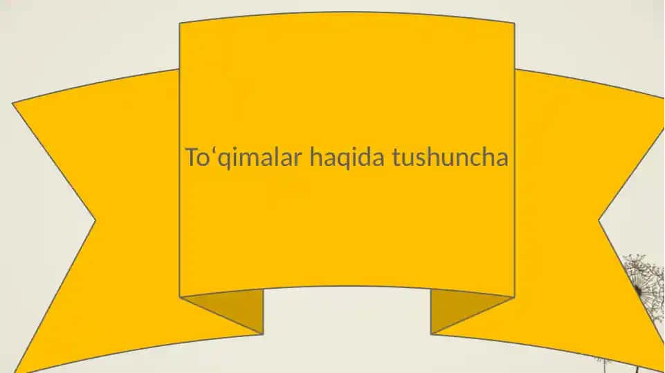 Toʻqimalar haqida tushuncha