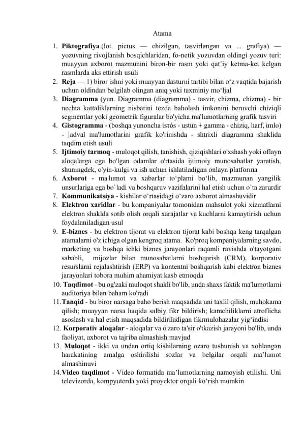 Piktografiya haqida taqdimot