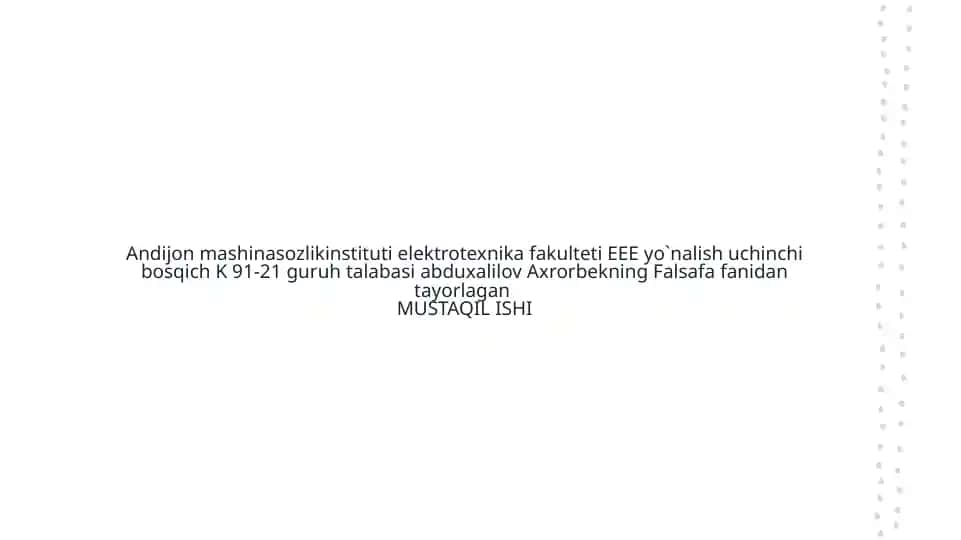 Gʻazzoliyning bilish ilmi haqidagi falsafiy qarashlarining tahlili