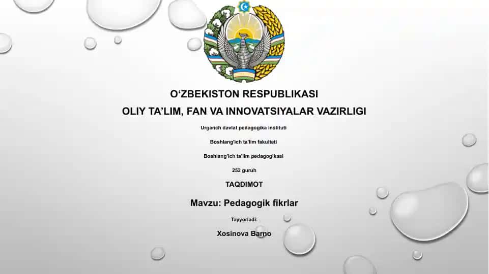 Pedagogik fikrlar