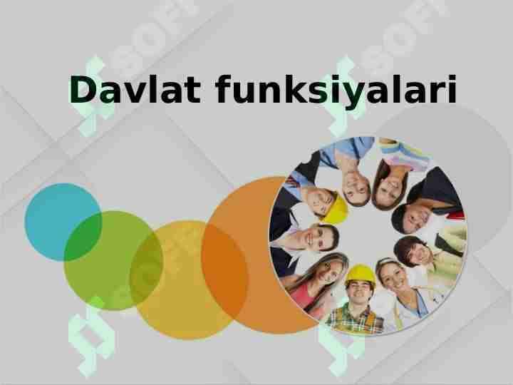 Davlat funksiyalari