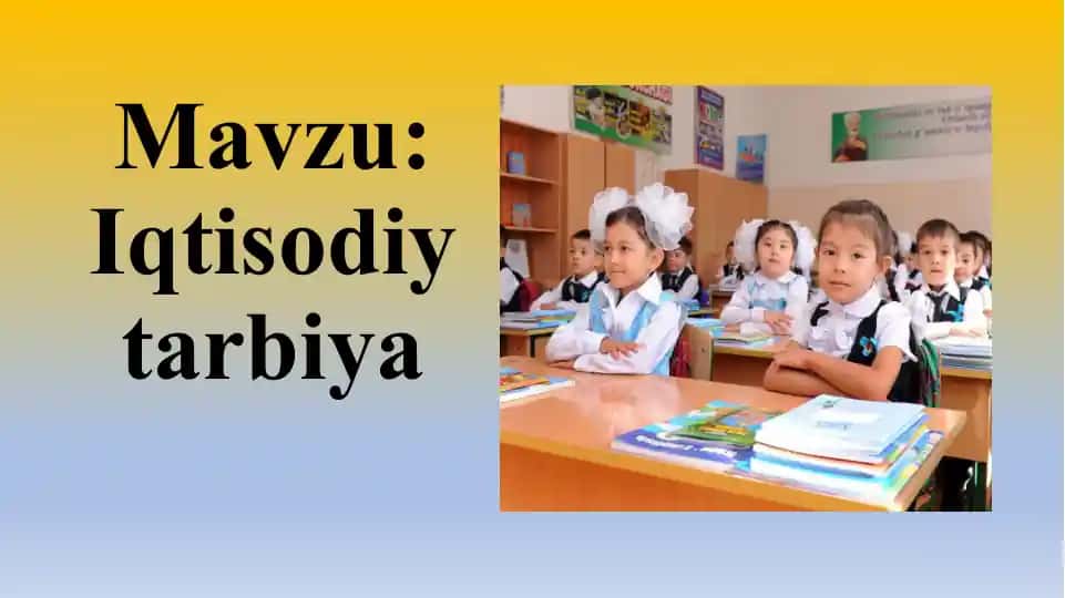 Iqtisodiy tarbiya
