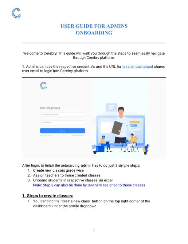 Cerebry platform admin guide