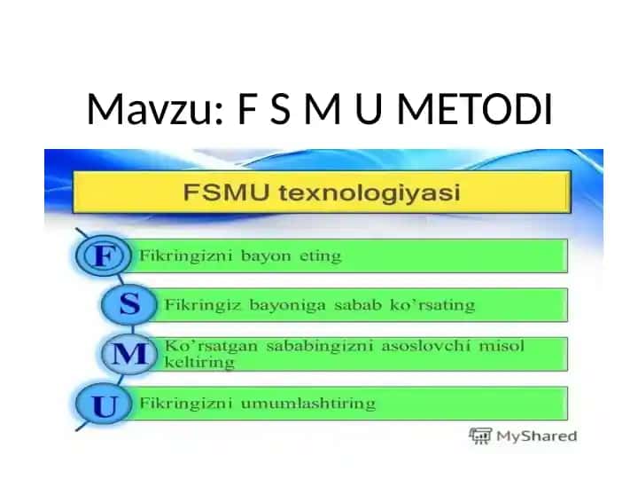F.S.M.U. metod