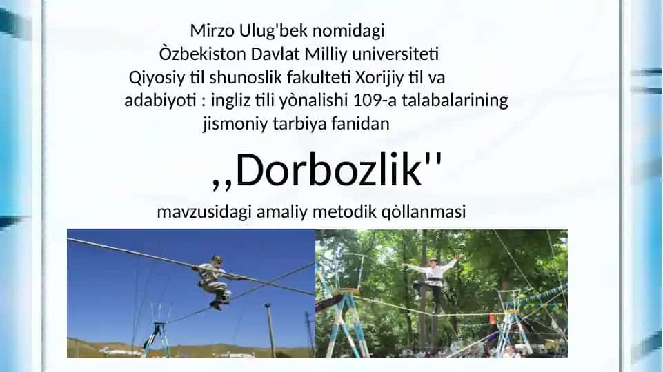 Dorbozlik