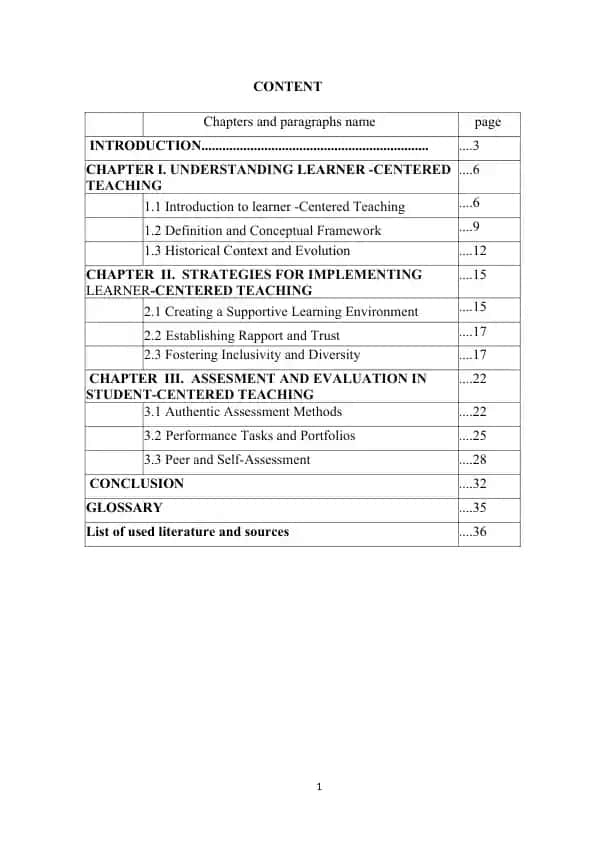 Learner-Centered Teaching