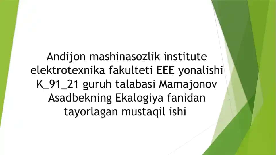 Issiqxona effekti
