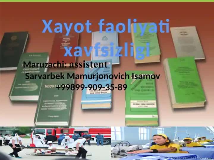 Mexnat muxofazasining nazariy asoslari
