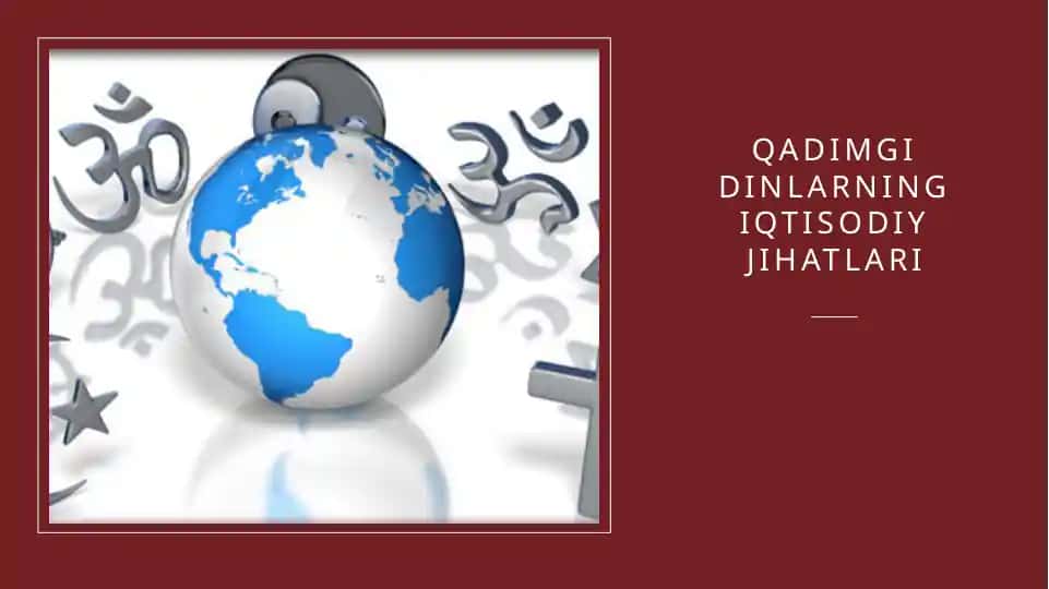 Qadimgi Dinlarning iqtisodiy jihatlari