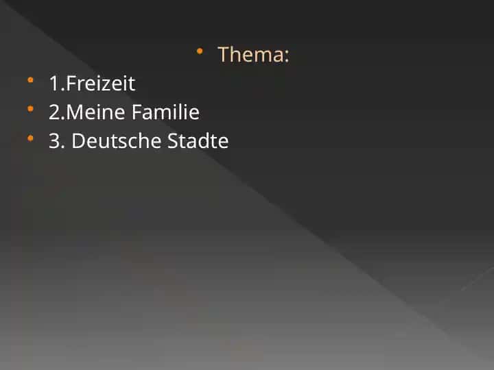 Freizeit