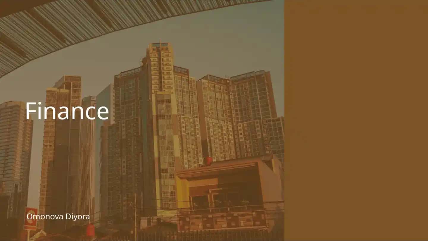 Finance