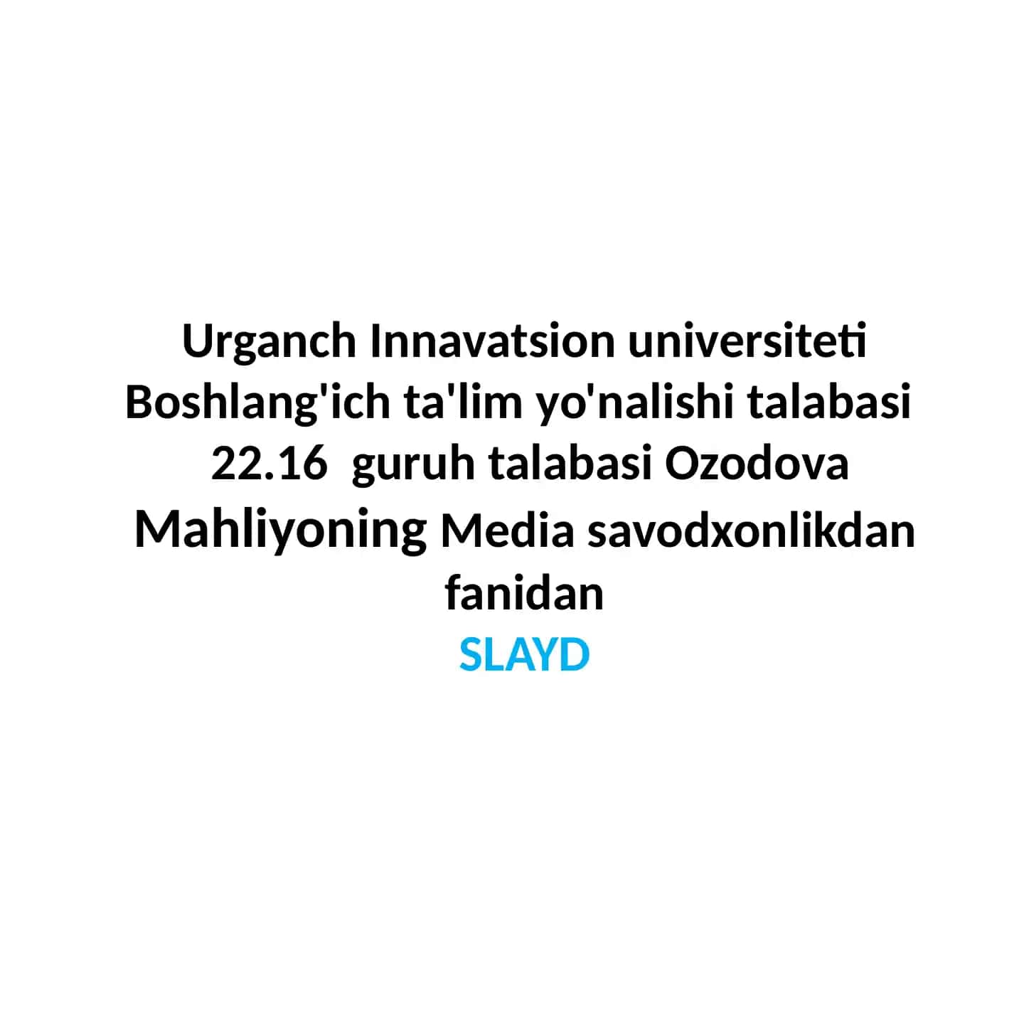 OMMAVIY AXBOROT VOSITALARINING RAQOBATBARDOSHLIGINI OSHIRISH MUAMMOLARI
