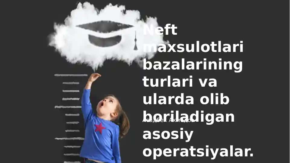 Neft maxsulotlari bazalari