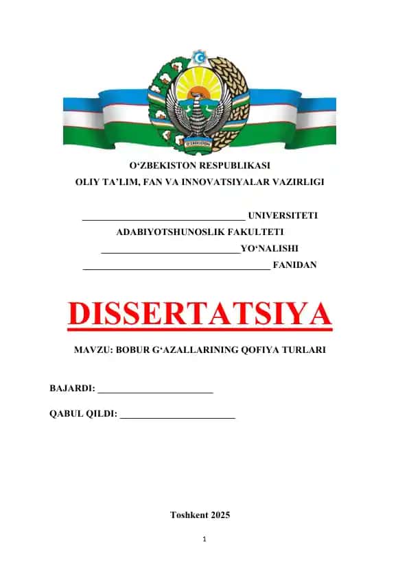 BOBUR G‘AZALLARINING QOFIYA TURLARI