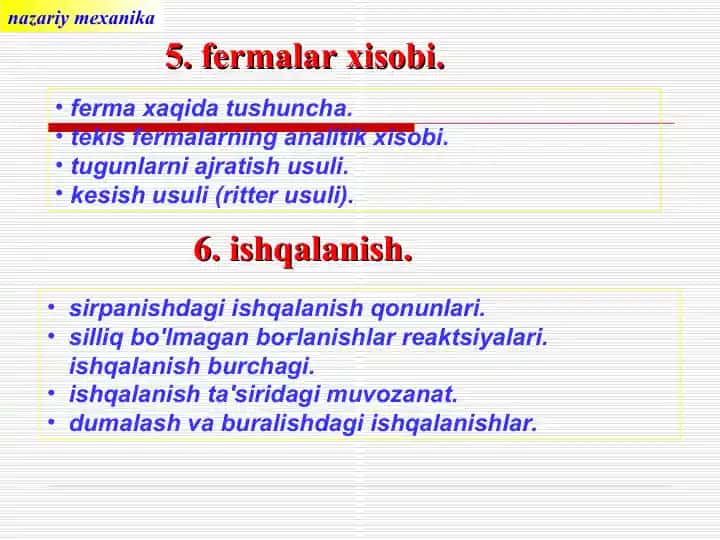 Nazariy Mexanika