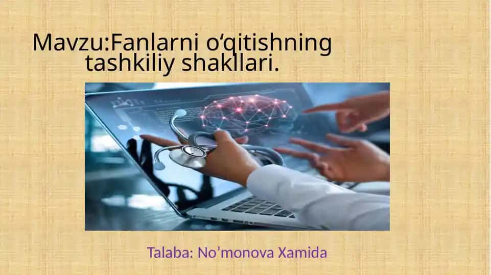 Informatika va axborot texnologiyalari fani