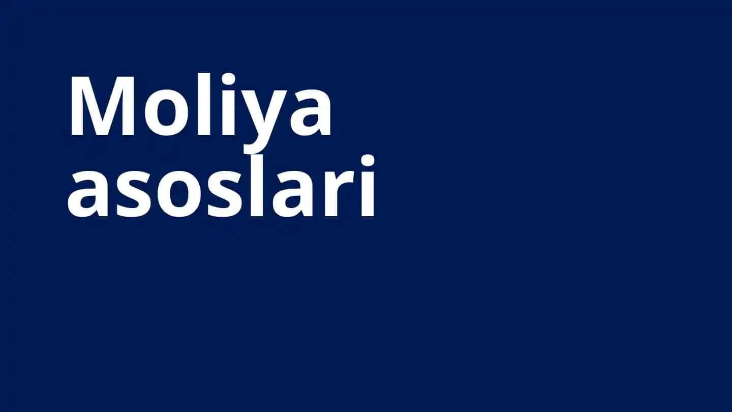 Moliya asoslari
