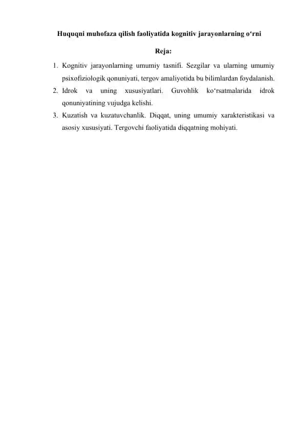 Kognitiv psixologiya