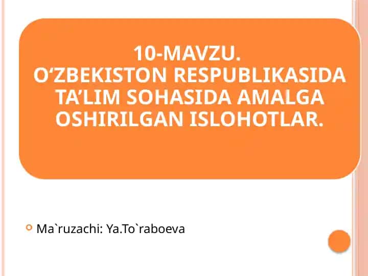 Ta'lim sohasiga sarflanayotgan xarajatlar va “Ta'lim to‘g‘risida”gi Qonun