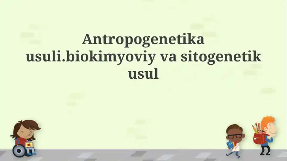 Antropogenetik usul