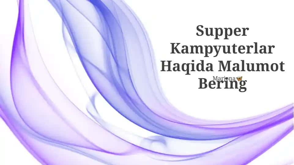 Superkompyuterlar