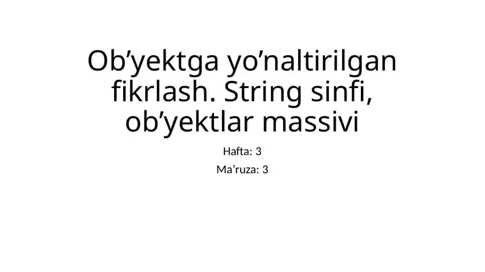 String sinfi